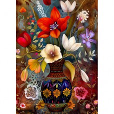 DUTCH LADY DESIGNS GREETING CARD Floral Vase 2